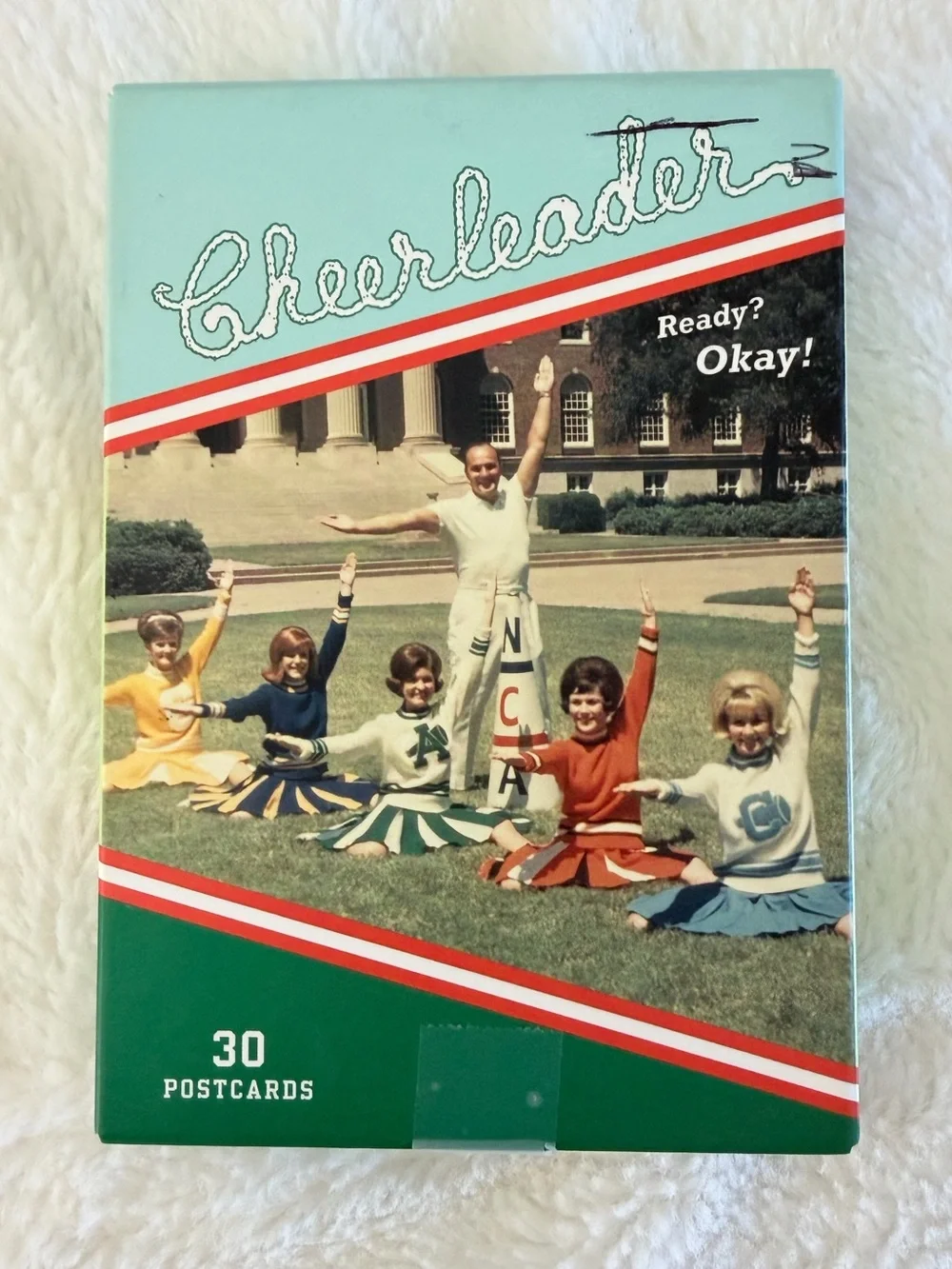 Vintage 2005 Chronicle Books Cheerleader Postcard Lot - 24/30 Cards - Y2K Retro
